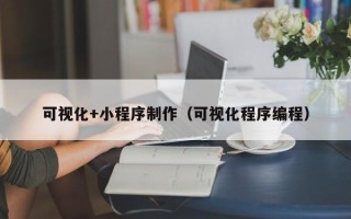许昌可视化+小程序制作（可视化程序编程）